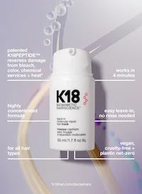 K18 hair care collection
