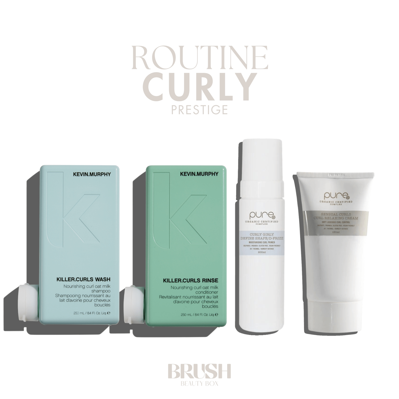 BRUSH BRUSH BEAUTY BOX - CURLY - COMPLETE BRUSH BEAUTY BOX - PRESTIGE - BRUSH
