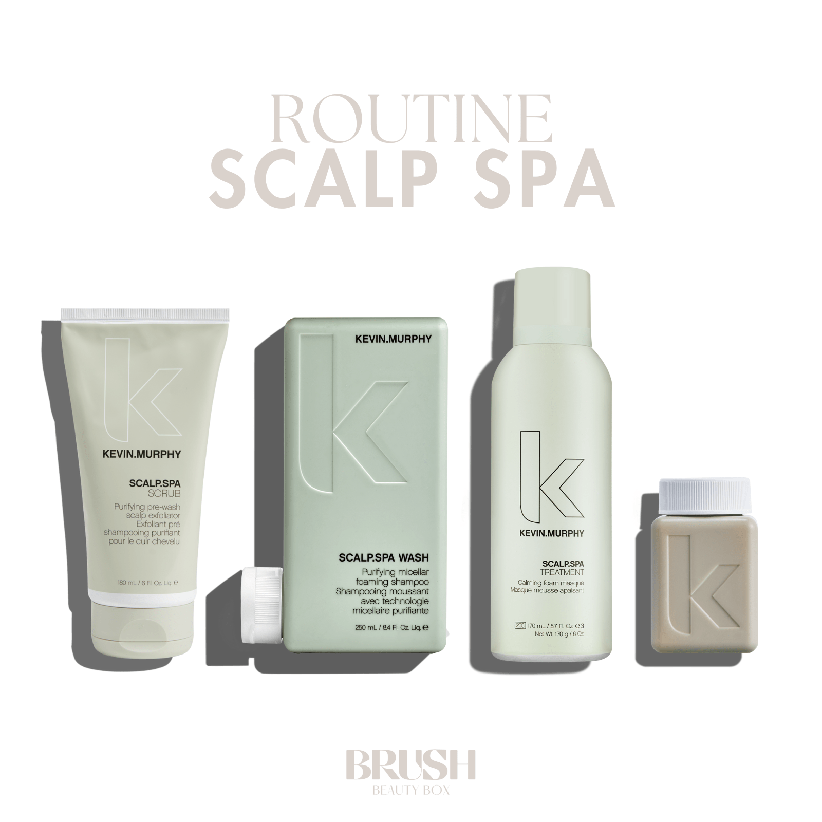 BRUSH BRUSH BEAUTY BOX - SCALP SPA - ESSENTIALS BRUSH BEAUTY BOX - small - BRUSH