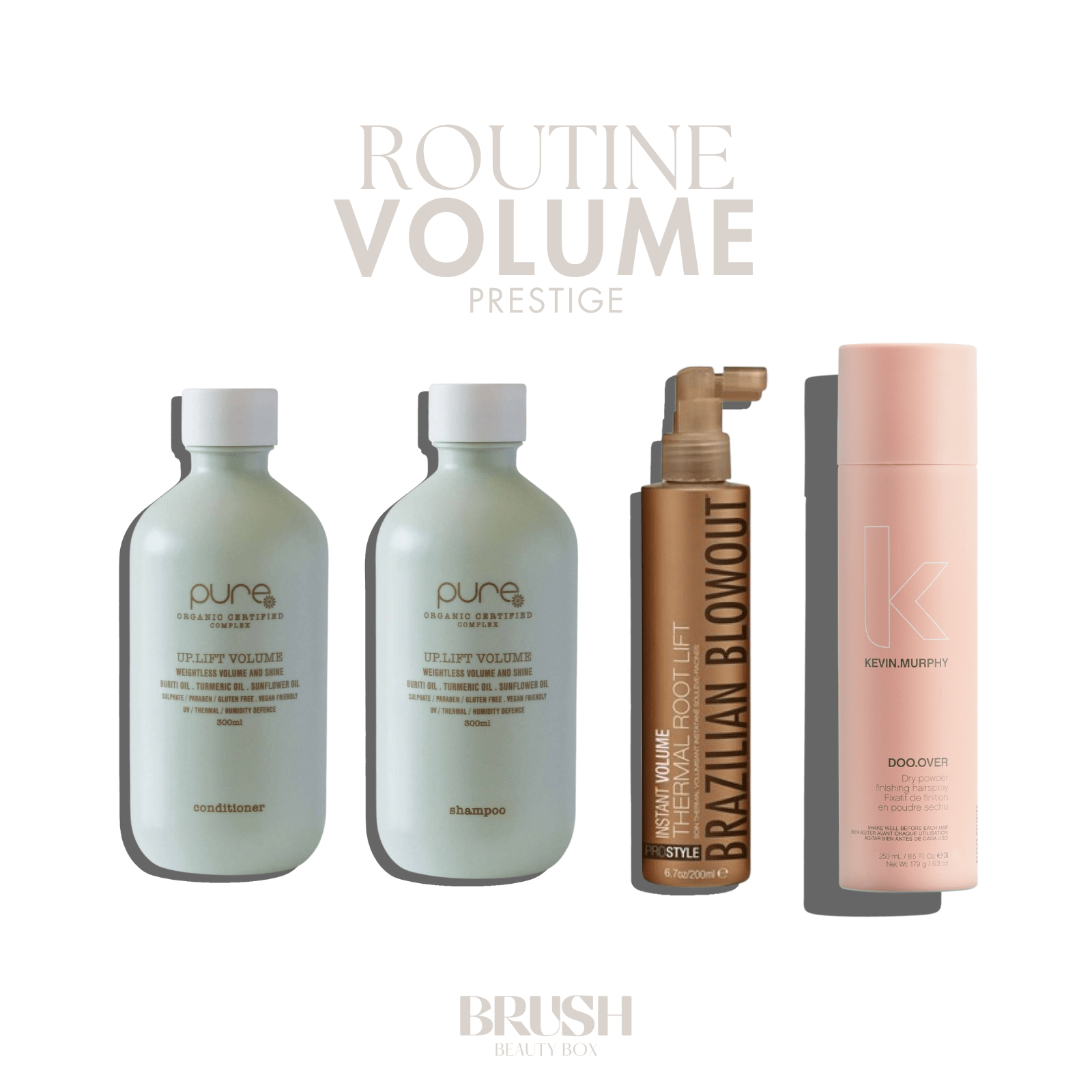 BRUSH BRUSH BEAUTY BOX - VOLUME - COMPLETE BRUSH BEAUTY BOX - PRESTIGE - BRUSH