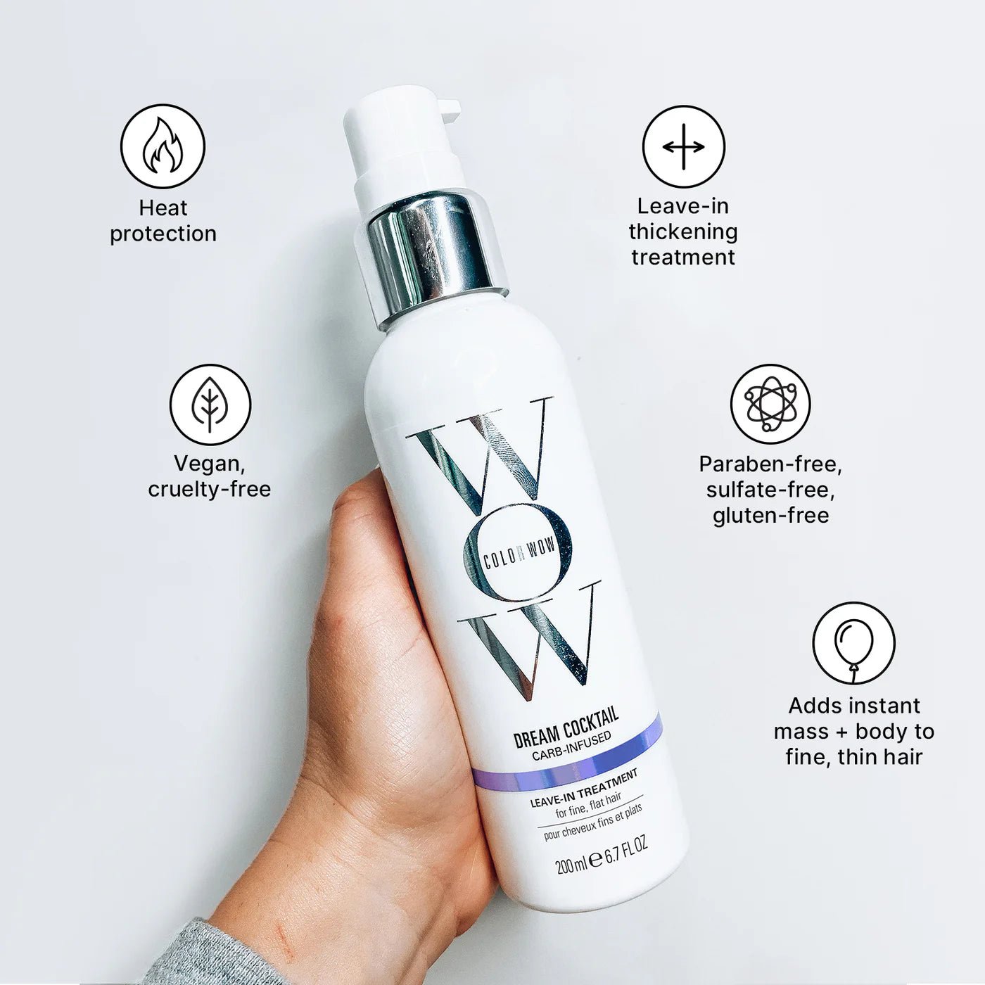 COLOR WOW CARB COCKTAIL Leave - in - BRUSH