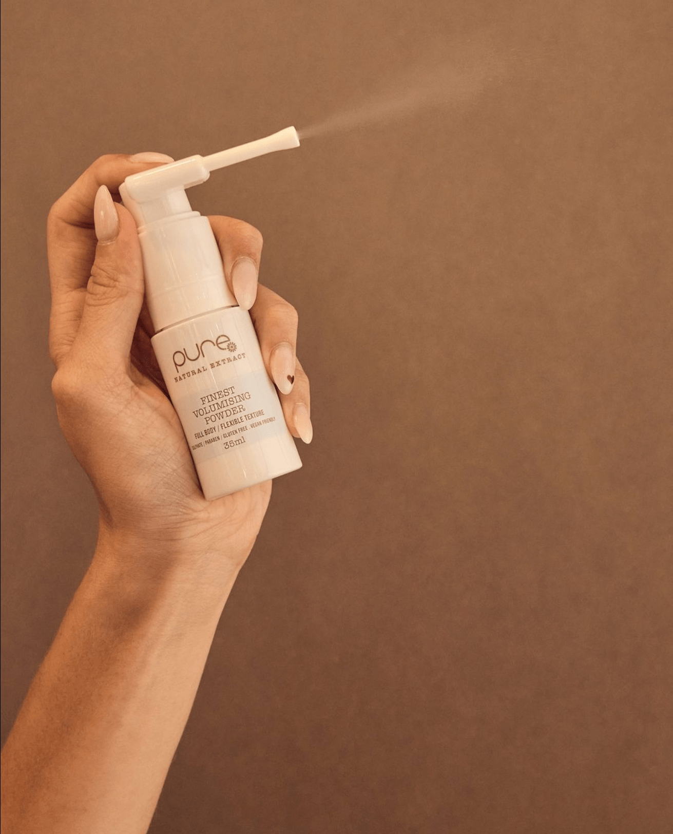 PURE FINEST VOLUMISING POWDER styling spray - BRUSH