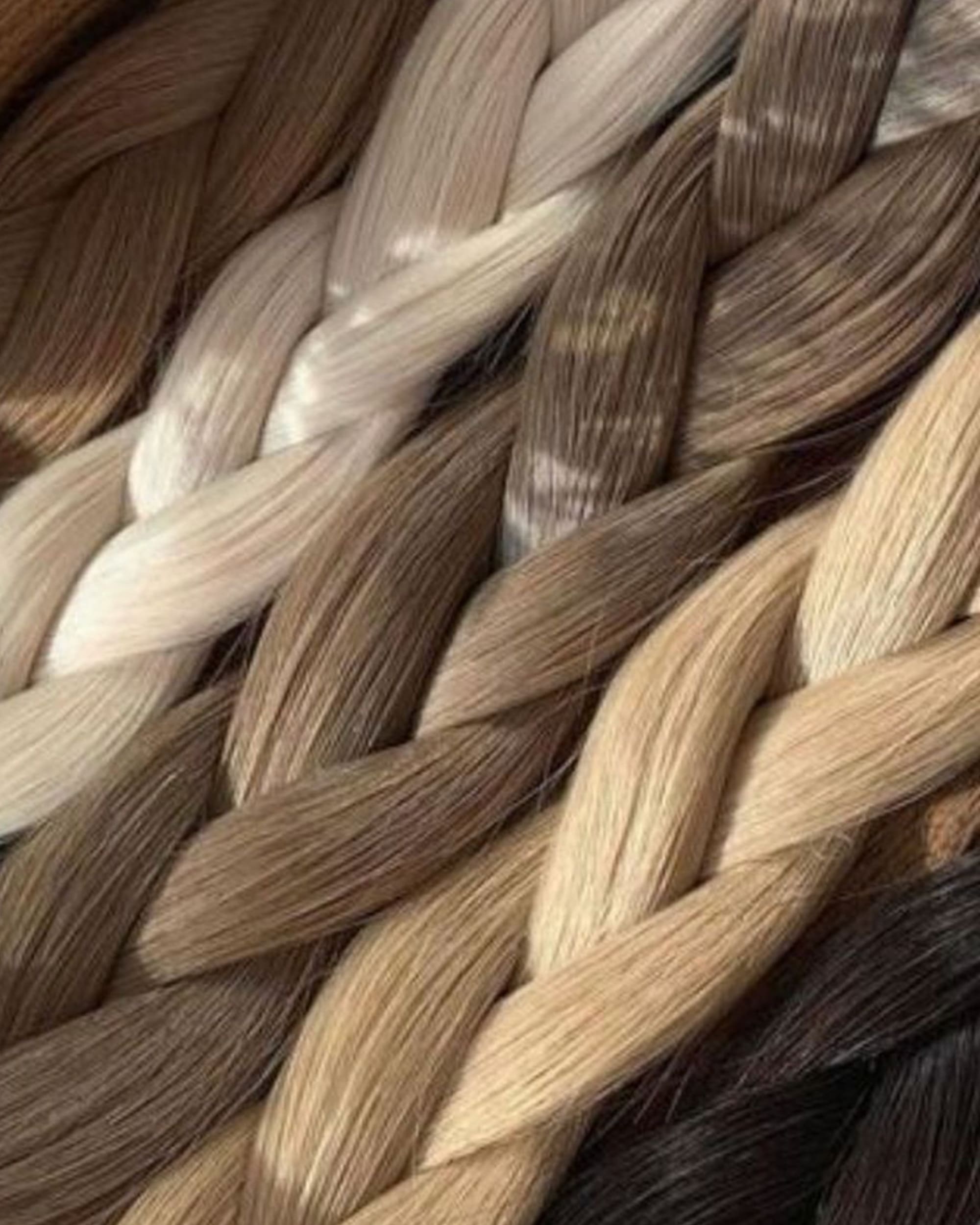 hair extensions colour guide