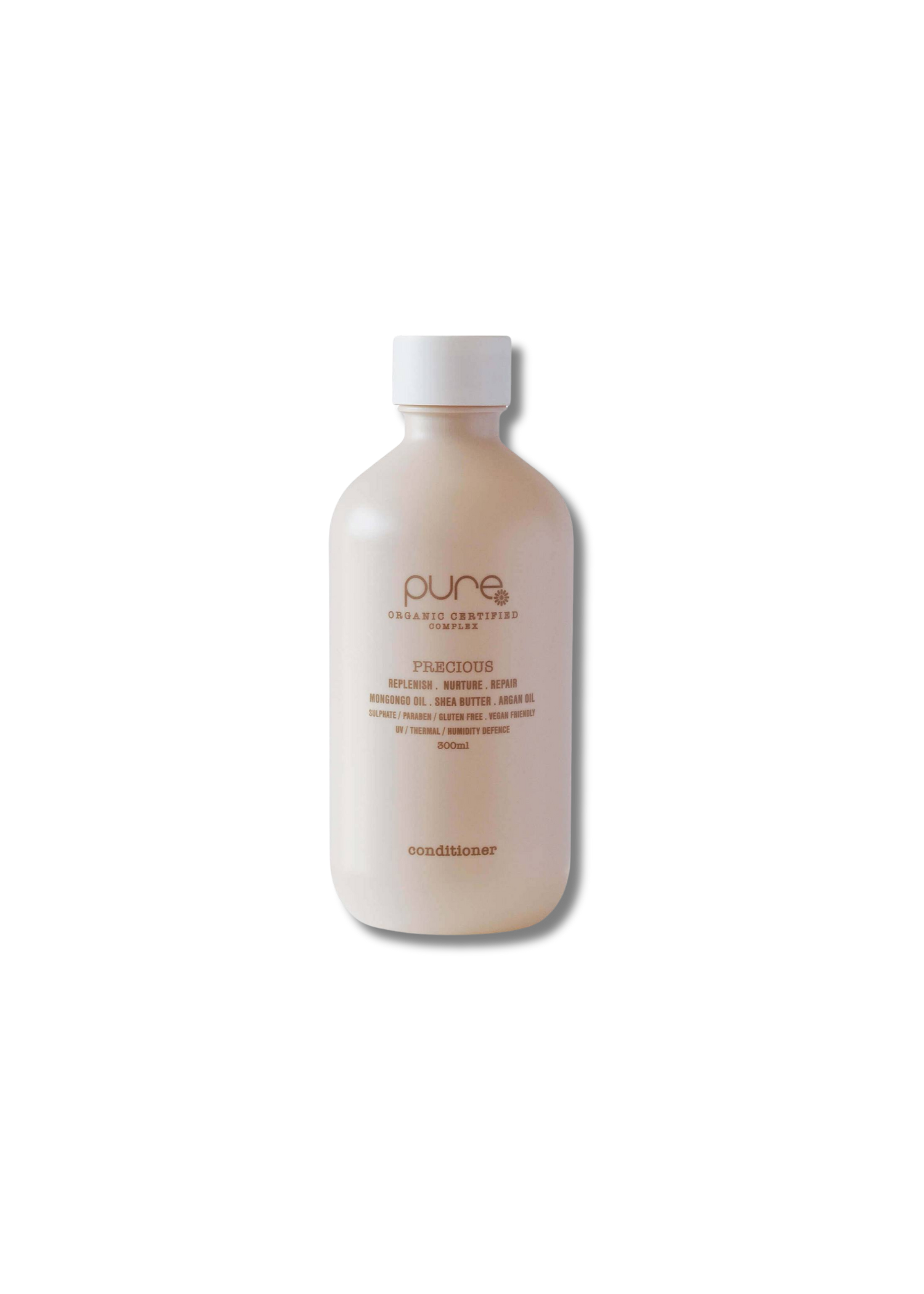 Pure Precious Conditioner: deeply nourishing formula that replenishes and repairs for optimal softness and healthy-looking hair.