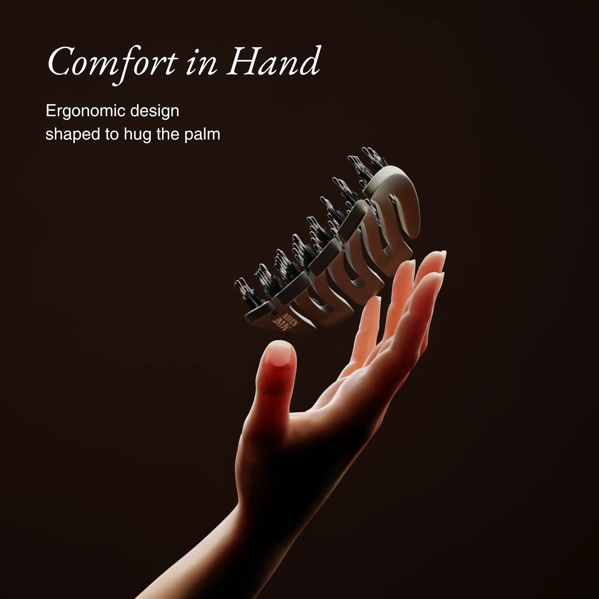 MANE MAVEN The Zigzag Travel Hairbrush - BRUSH