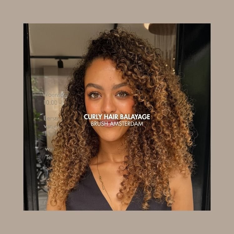 Curly Hair Balayage: How to Color Curls Without Losing Definition - BRUSH