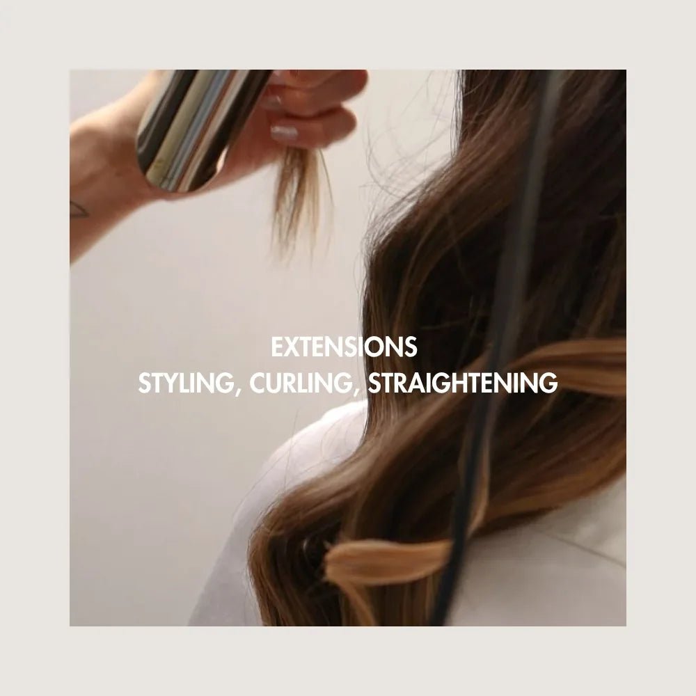 How to Curl, Straighten & Style Hair Extensions Safely - BRUSH