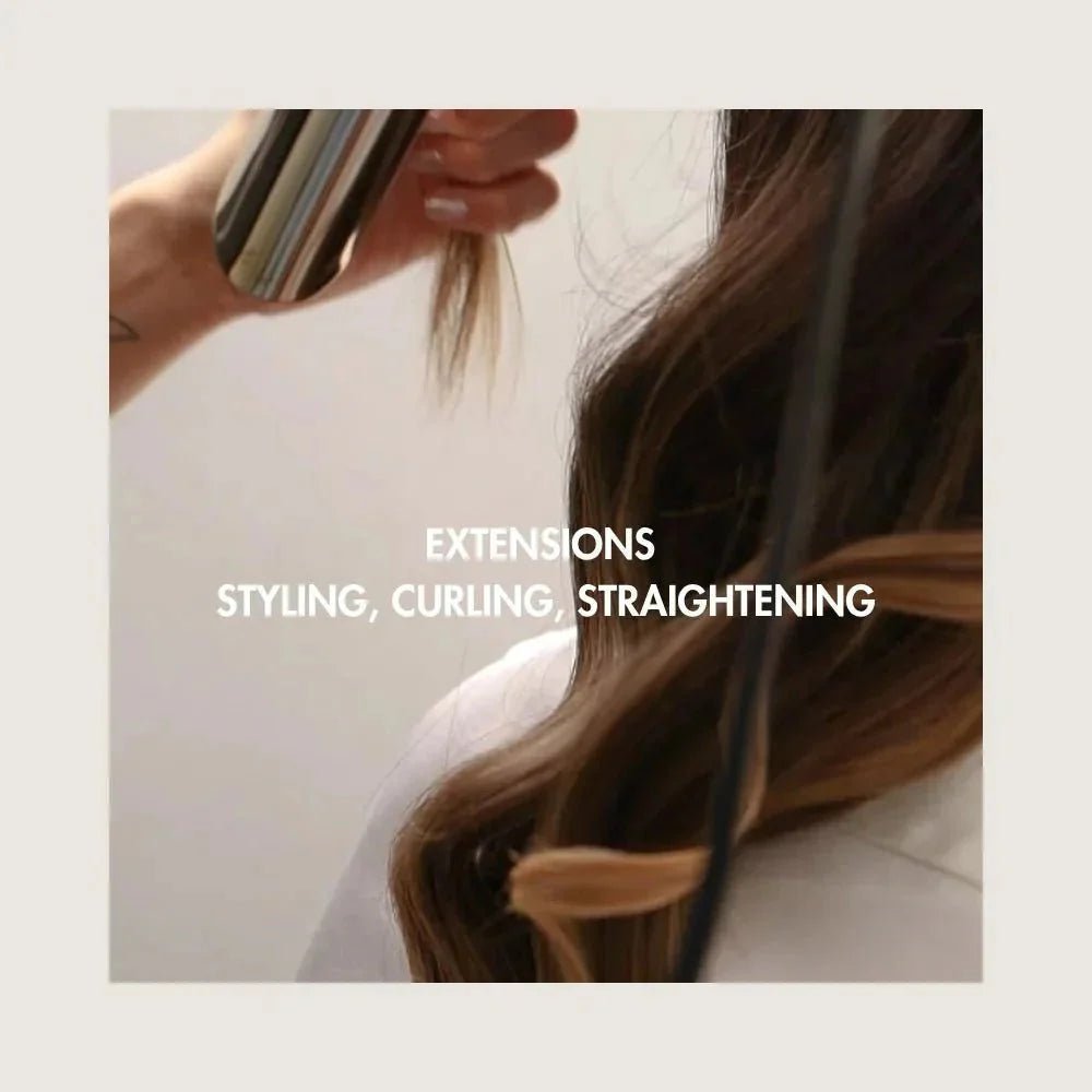 How to Curl, Straighten & Style Hair Extensions Safely - BRUSH