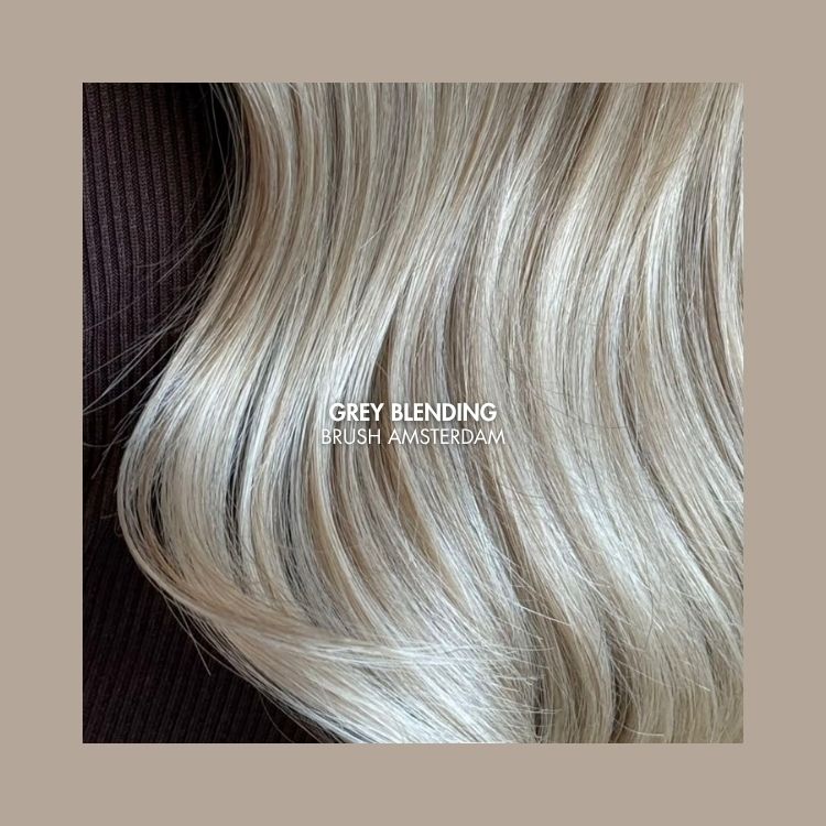 What Is Grey Blending? Highlights, Balayage & Low-Maintenance Grey Hair - BRUSH