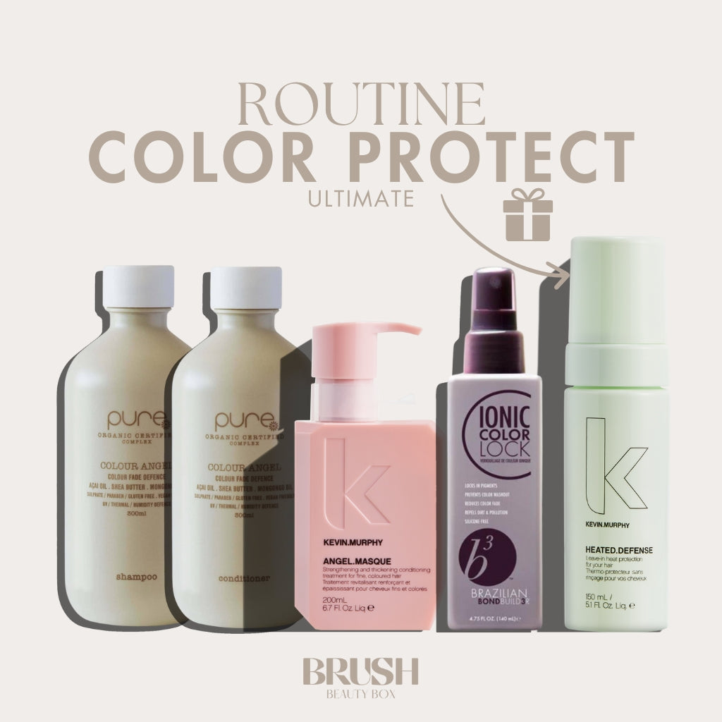 BRUSH color protection hair care products bundle