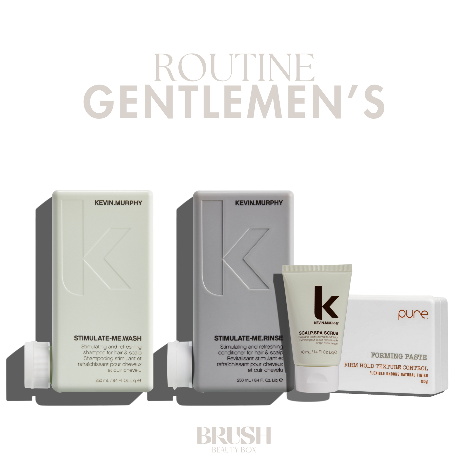 BRUSH BEAUTY BOX - GENTLEMENS - ESSENTIALS