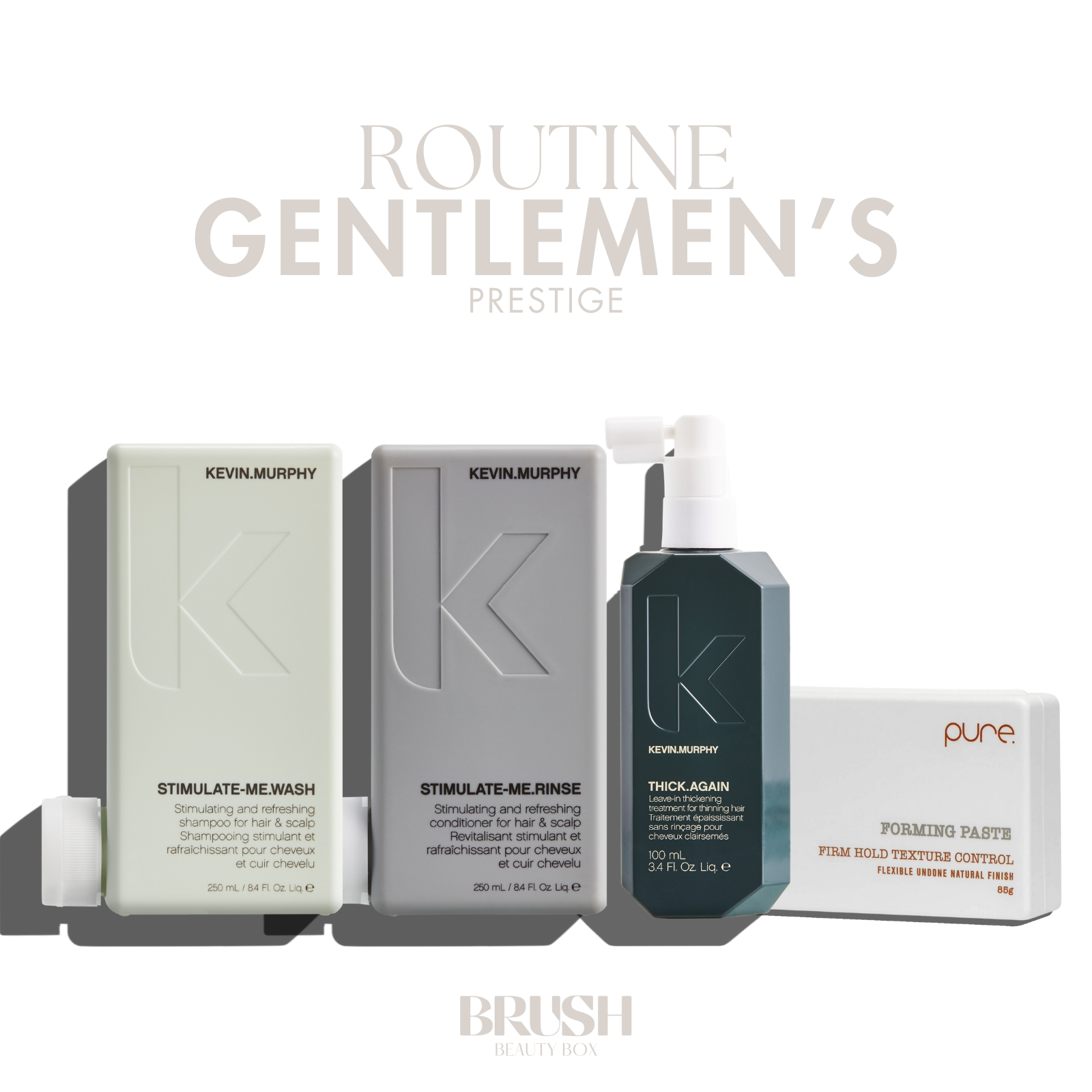 BRUSH BEAUTY BOX - GENTLEMEN&