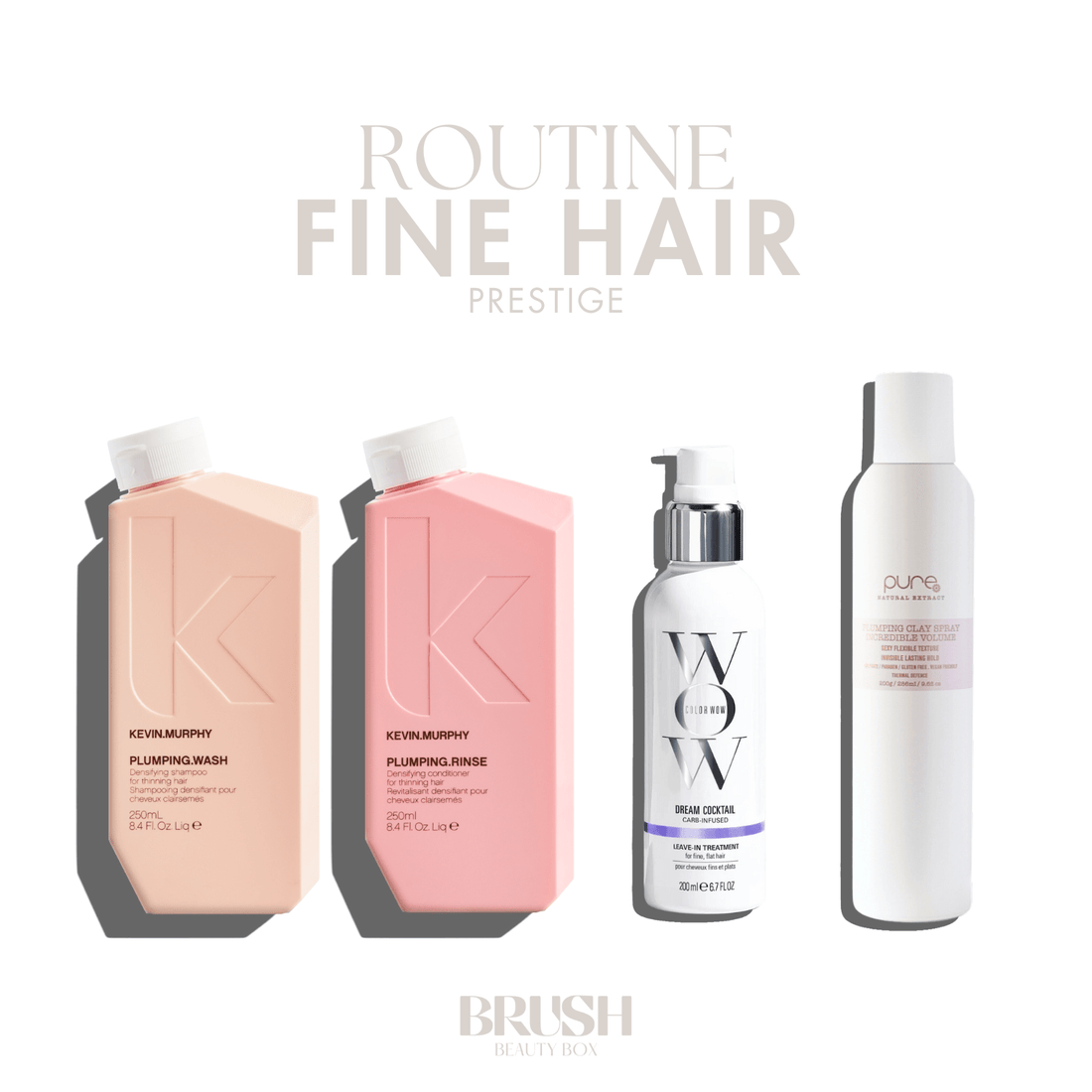 BRUSH BRUSH BEAUTY BOX - FINE HAIR - COMPLETE BRUSH BEAUTY BOX - PRESTIGE - BRUSH