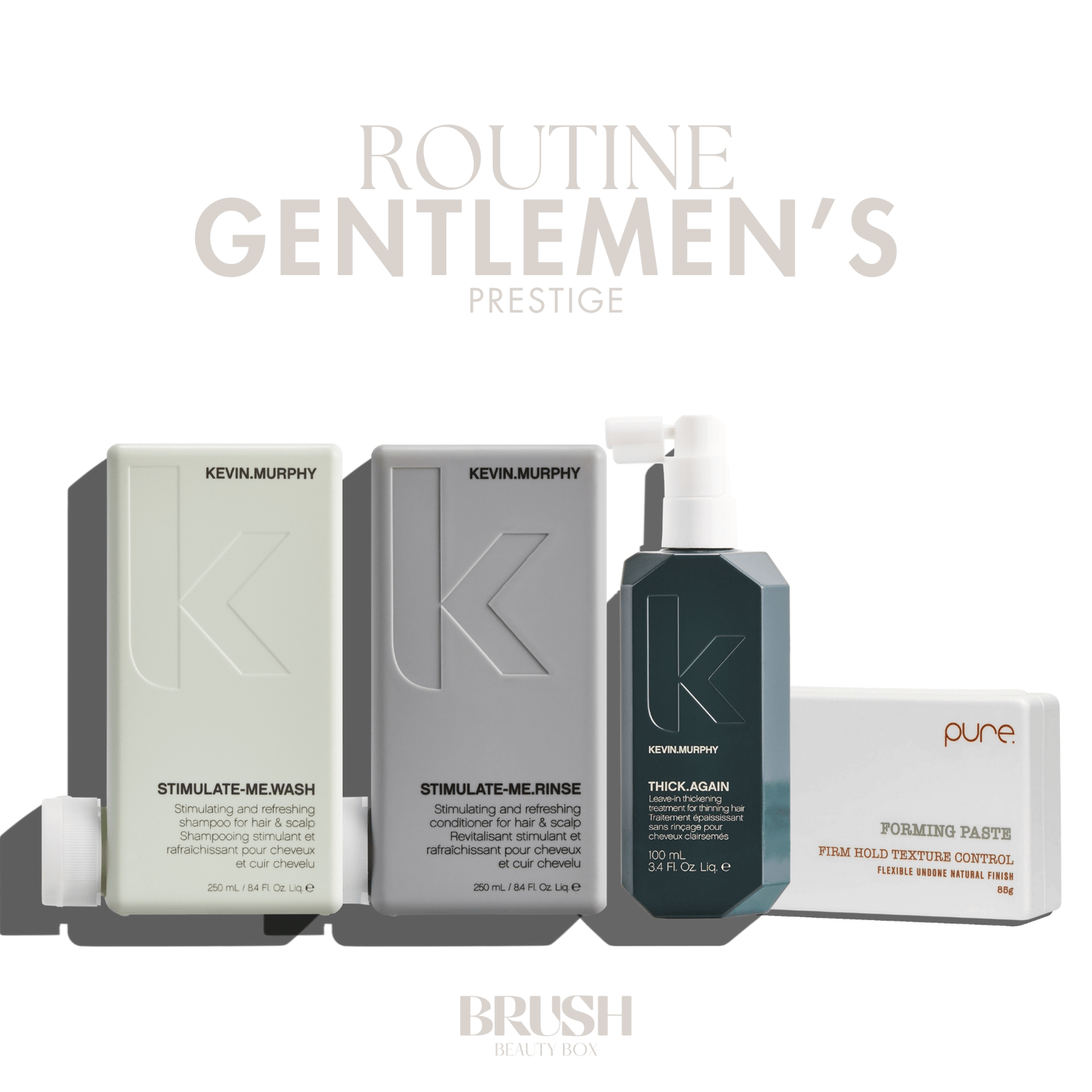 BRUSH BRUSH BEAUTY BOX - GENTLEMEN&