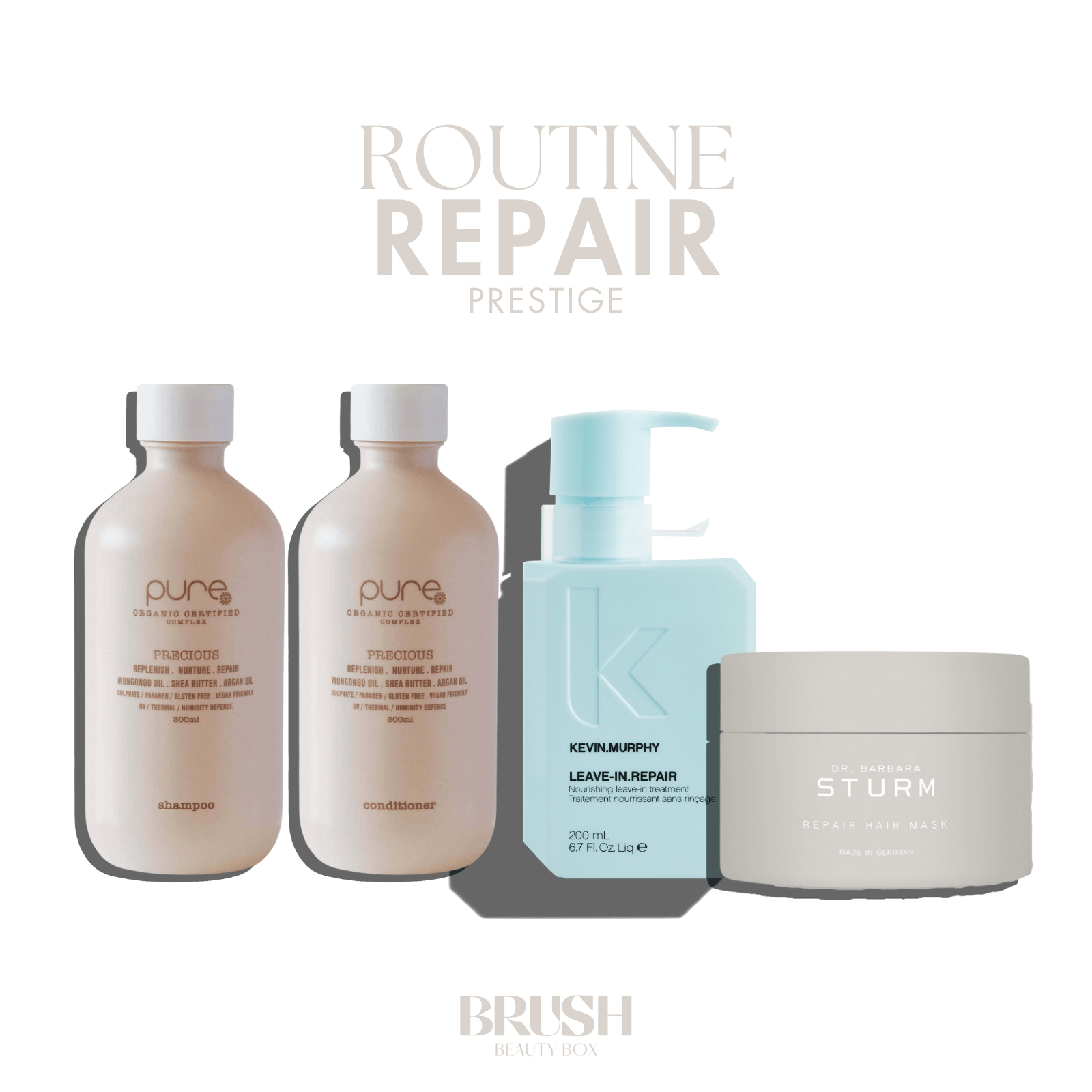 BRUSH BRUSH BEAUTY BOX - REPAIR - COMPLETE BRUSH BEAUTY BOX - PRESTIGE - BRUSH
