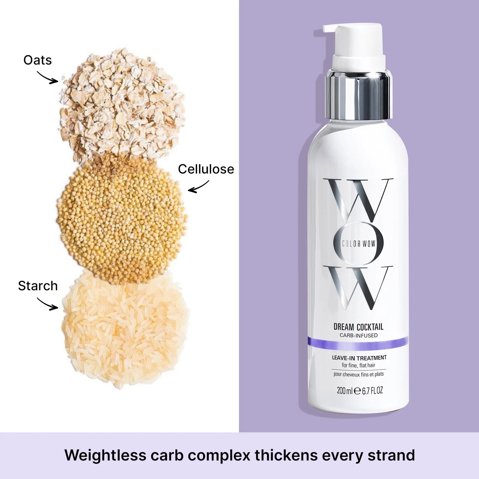 COLOR WOW CARB COCKTAIL Leave - in - BRUSH