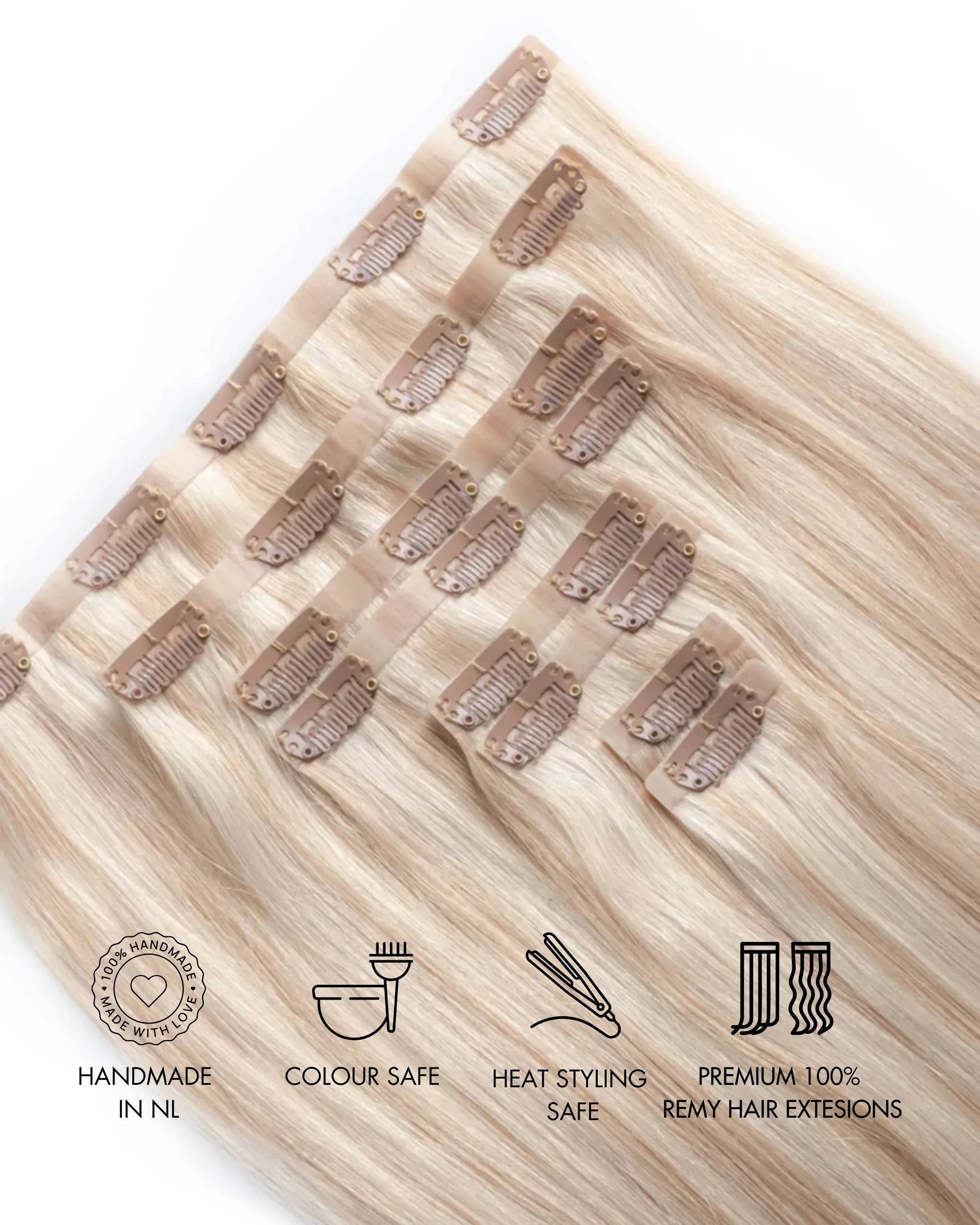 Clip-in extensions at BRUSH Amsterdam