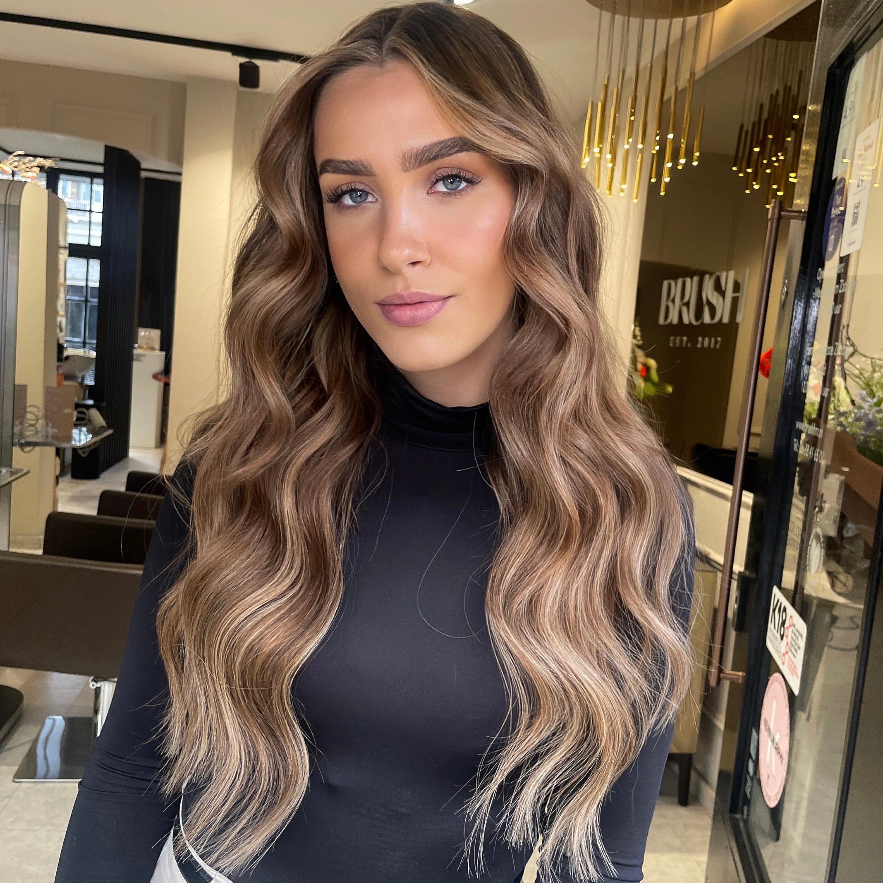 BRUSH Amsterdam natural brown hair extensions 