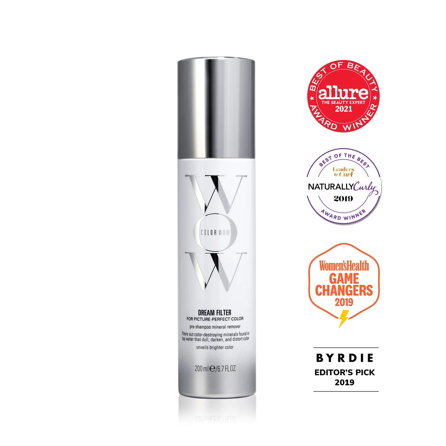 Color Wow Dream Filter - Award-winning pre-shampoo treatment that removes buildup from minerals, chlorine, and impurities for healthier, shinier hair.