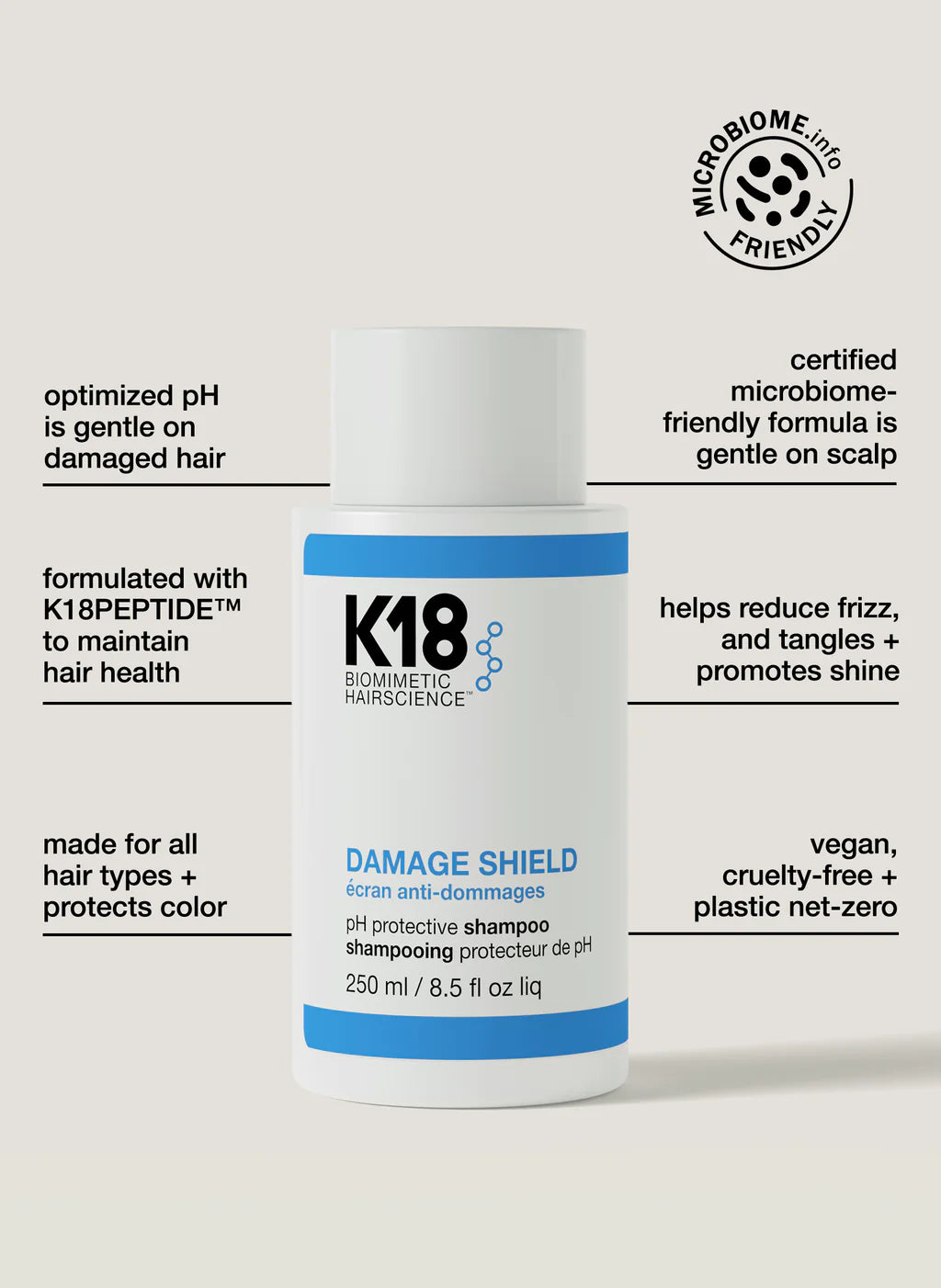 K18 DAMAGE SHIELD SHAMPOO