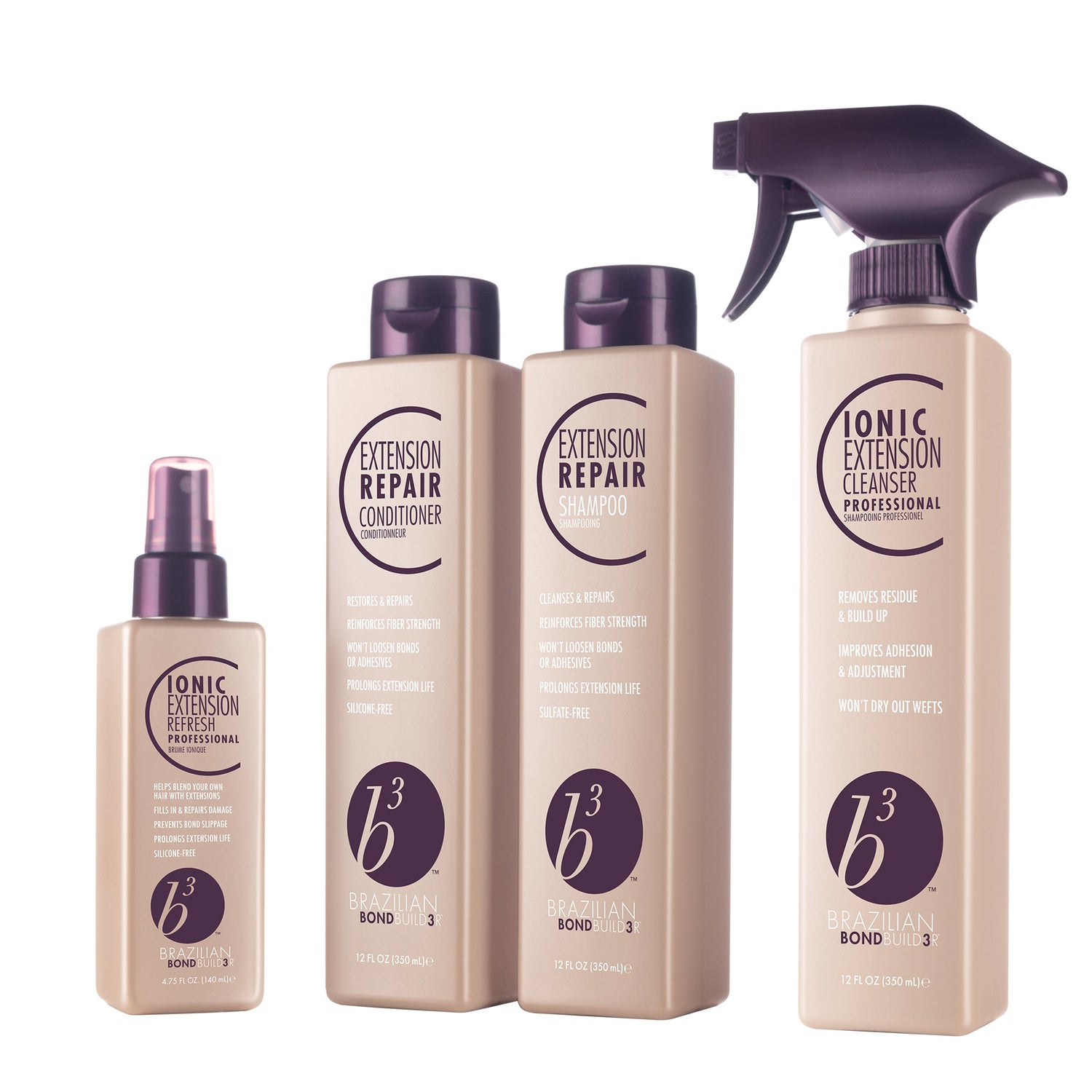 B3 BRAZILIAN BOND BUILDER IONIC EXTENSION REFRESH SPRAY Leave - in - BRUSH