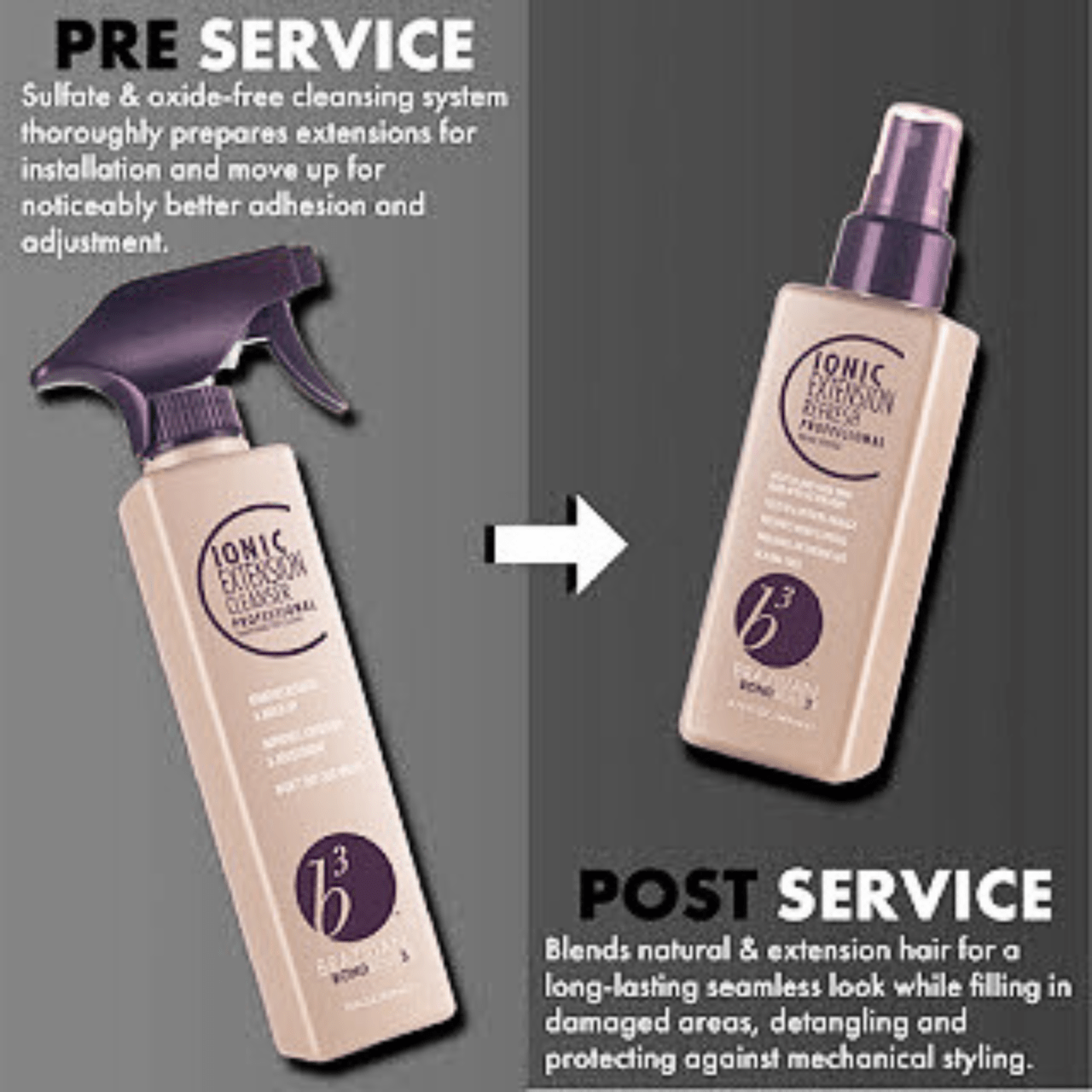 B3 BRAZILIAN BOND BUILDER IONIC EXTENSION REFRESH SPRAY Leave - in - BRUSH