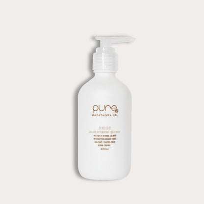 Pure Organic Beige Color Treatment for rich, warm beige tones, nourishing and long-lasting color.