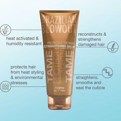 BRAZILIAN BLOWOUT STRAIGHTENING BALM styling cream - BRUSH