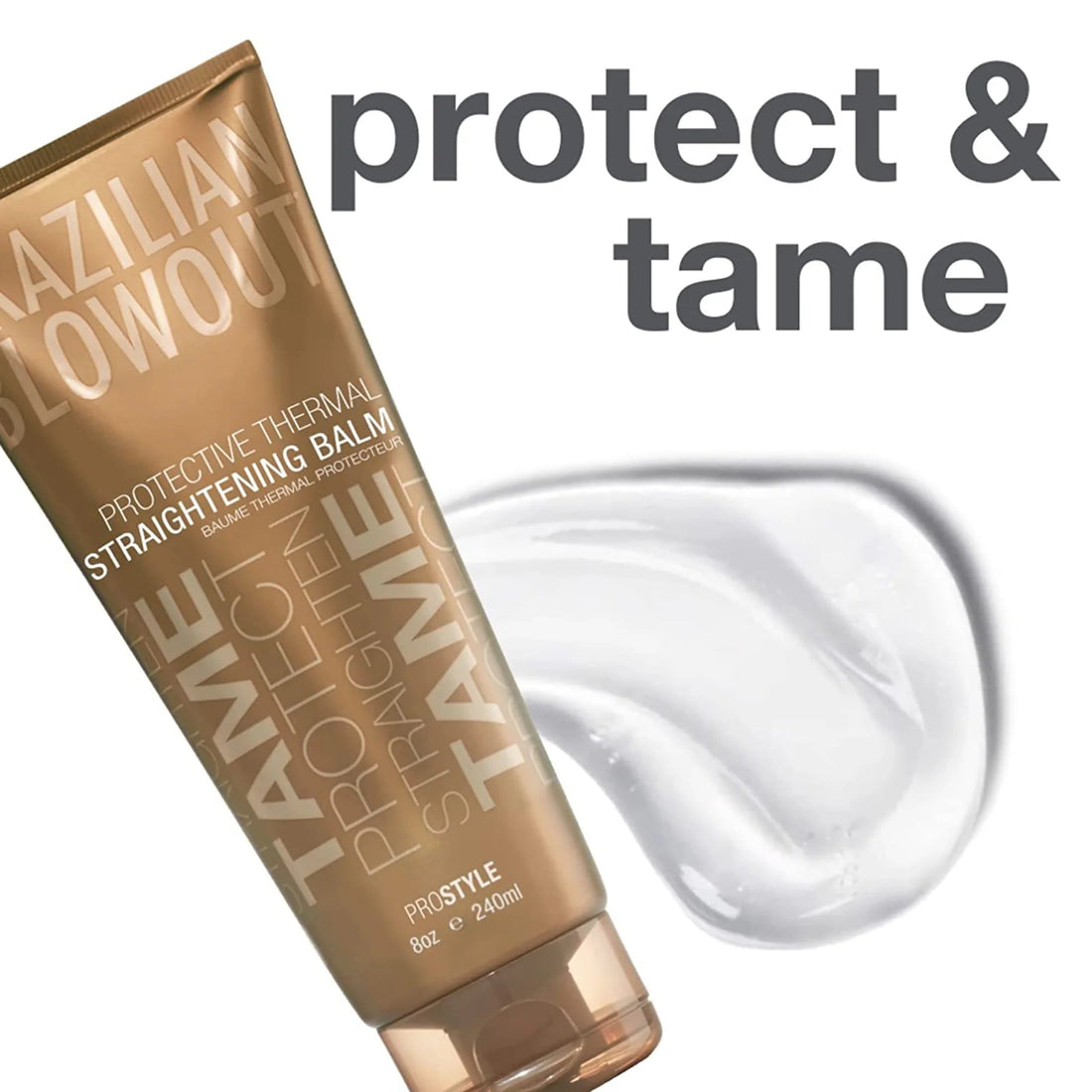 BRAZILIAN BLOWOUT STRAIGHTENING BALM styling cream - BRUSH