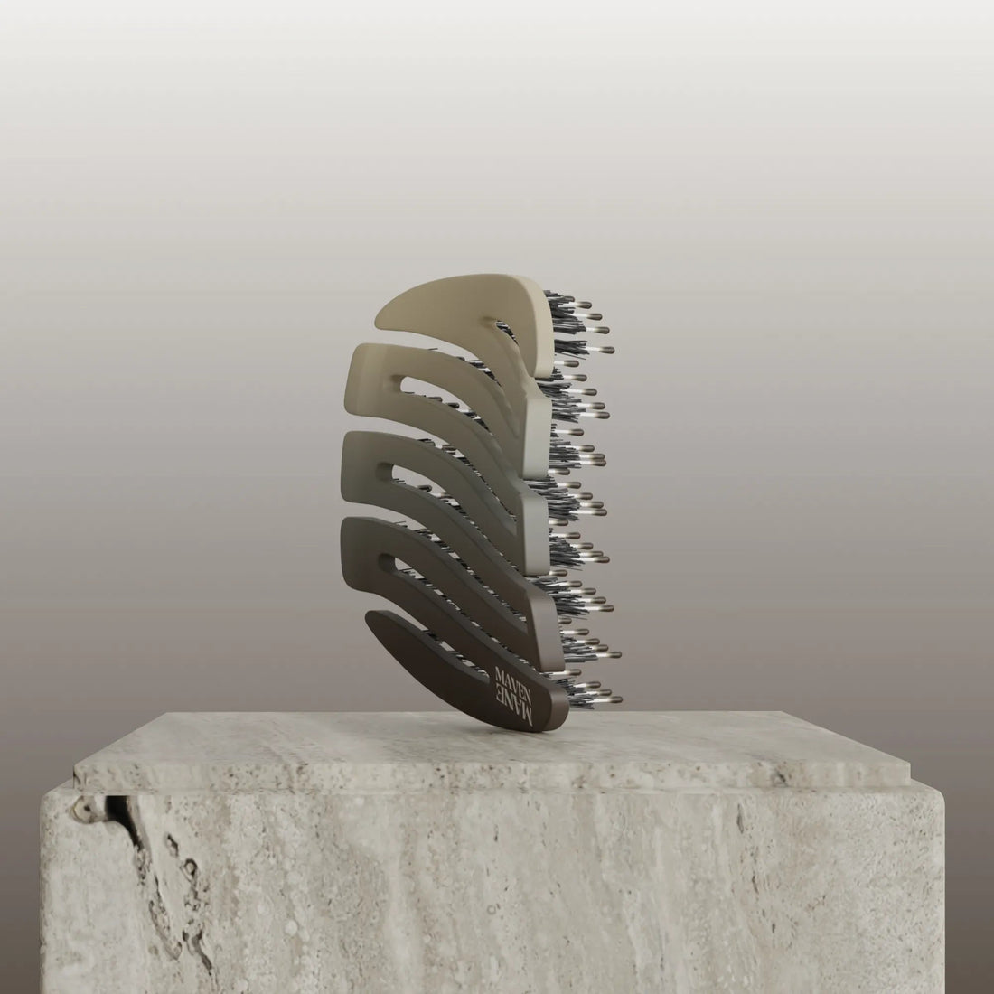MANE MAVEN The Zigzag Travel Hairbrush - BRUSH