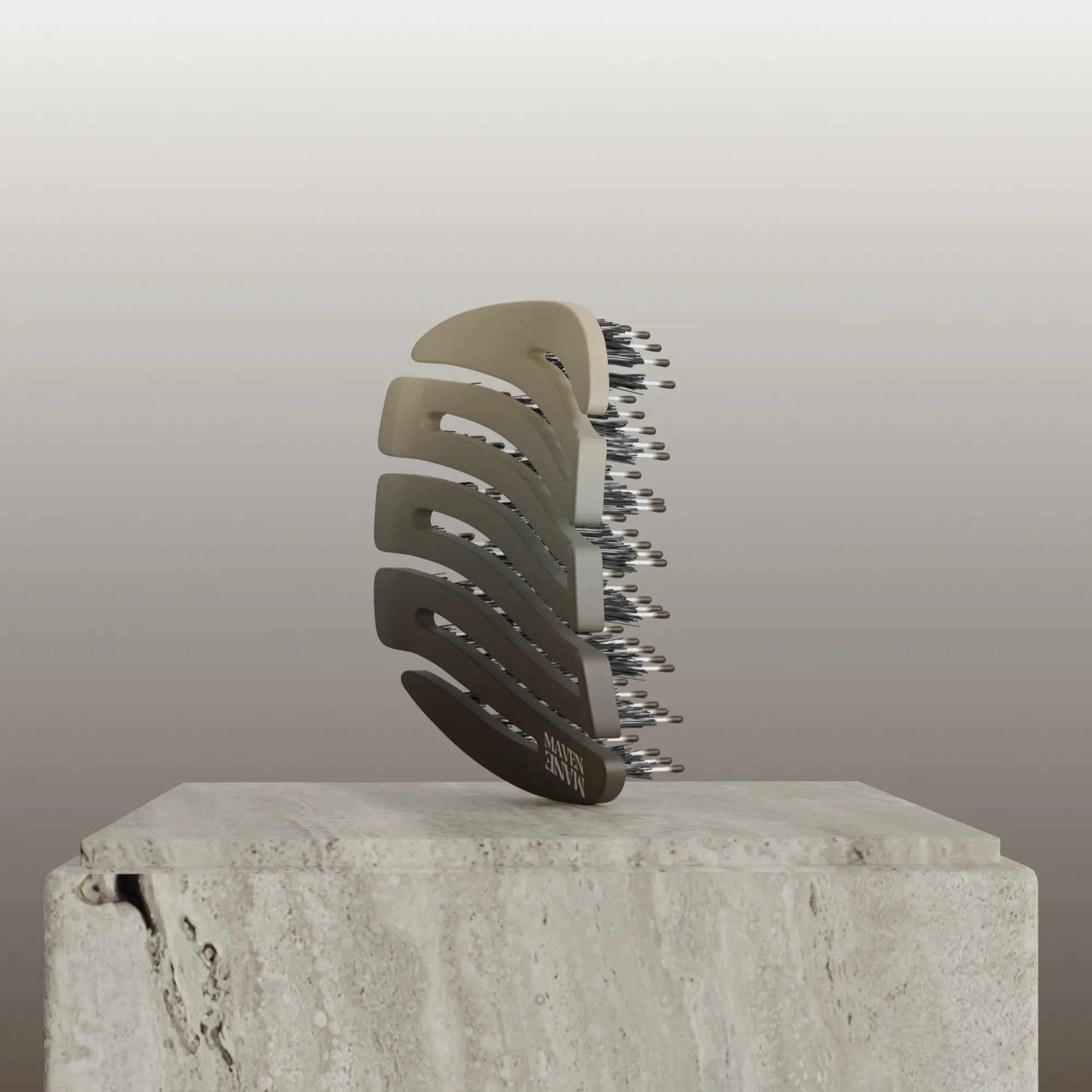 MANE MAVEN The Zigzag Travel Hairbrush - BRUSH